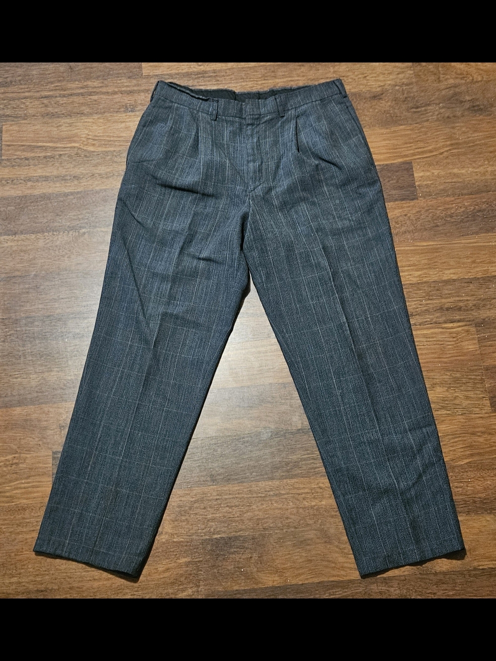 JOHN HENRY mens 100% wool dress pants SIZE 34x30 MULTICOLOR P8D